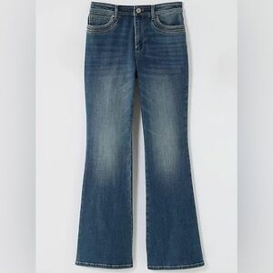 LIKE NEW CONDITION ‼️ J. Jill High-Rise Curved-Pocket Flare Jeans